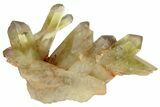 Smoky, Yellow Quartz Crystal Cluster (Heat Treated) - Madagascar #174641-1